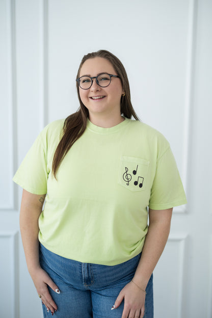 Music Note Pocket T-Shirt