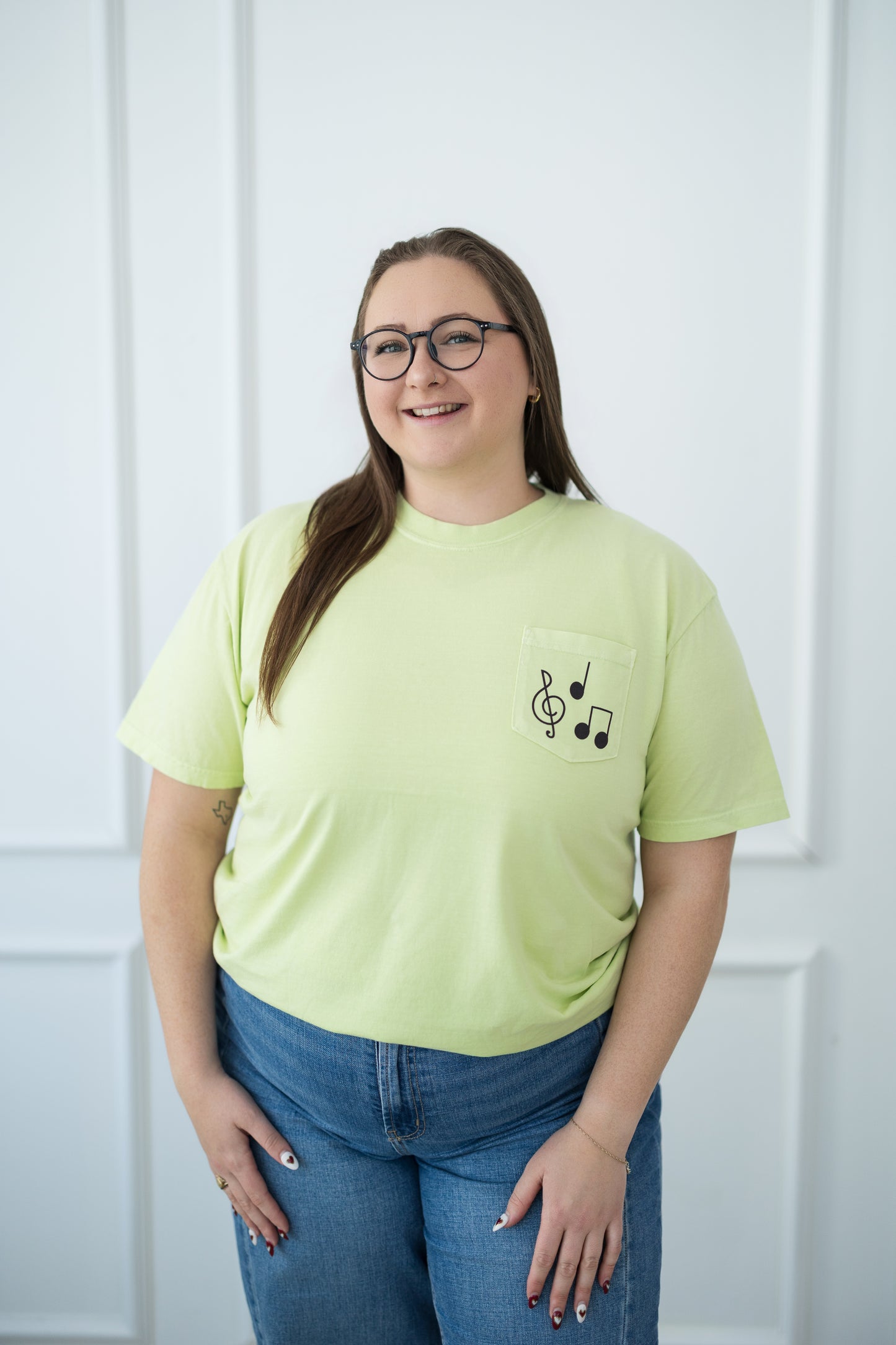 Music Note Pocket T-Shirt