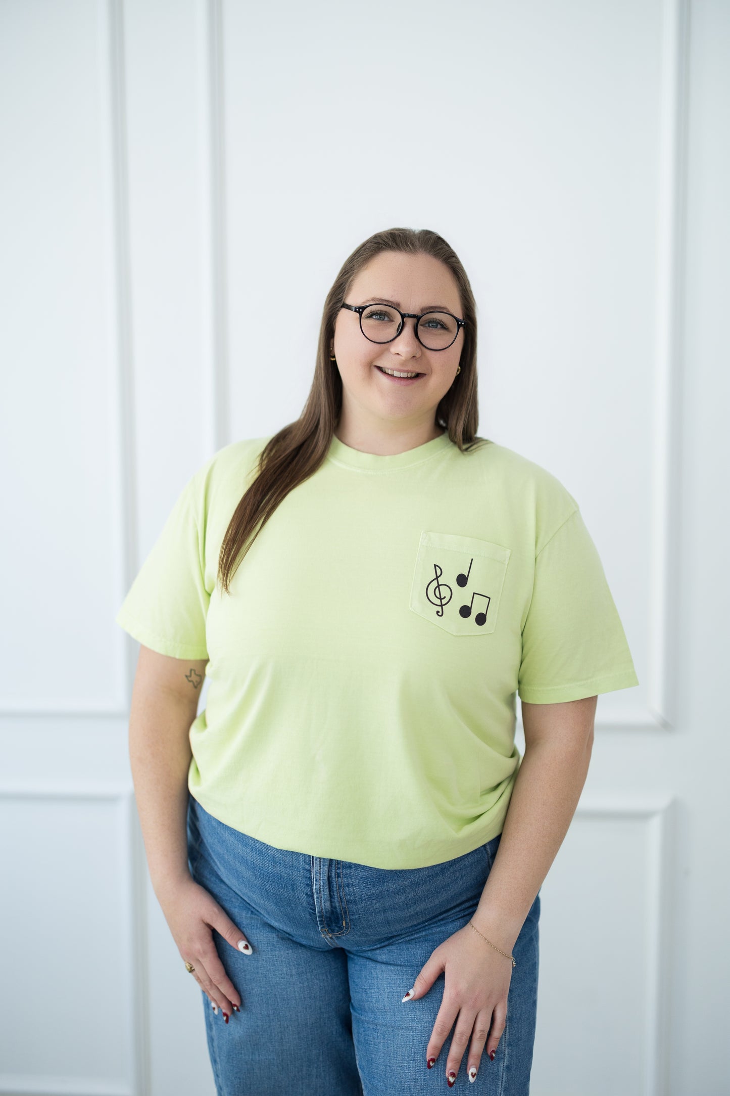 Music Note Pocket T-Shirt