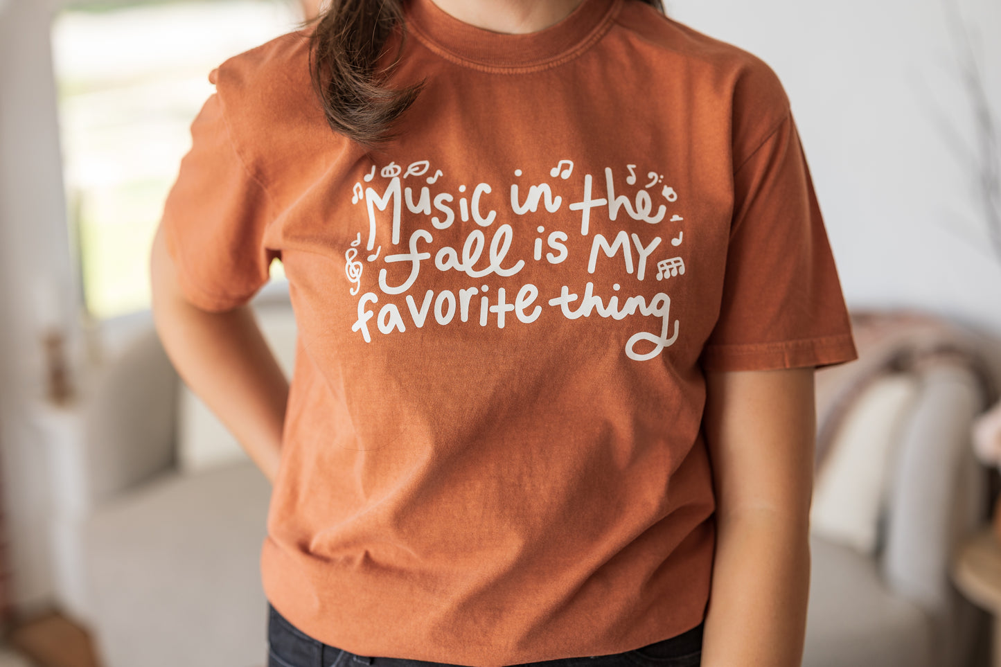 Music in the Fall is My Favorite Thing T-Shirt