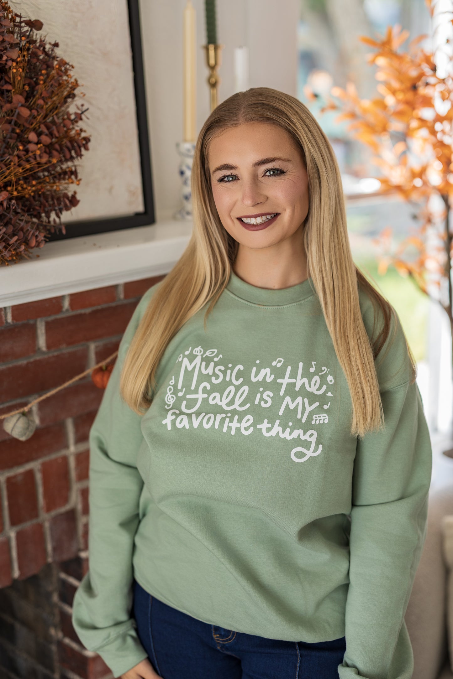 Music in the Fall is My Favorite Thing Sweatshirt