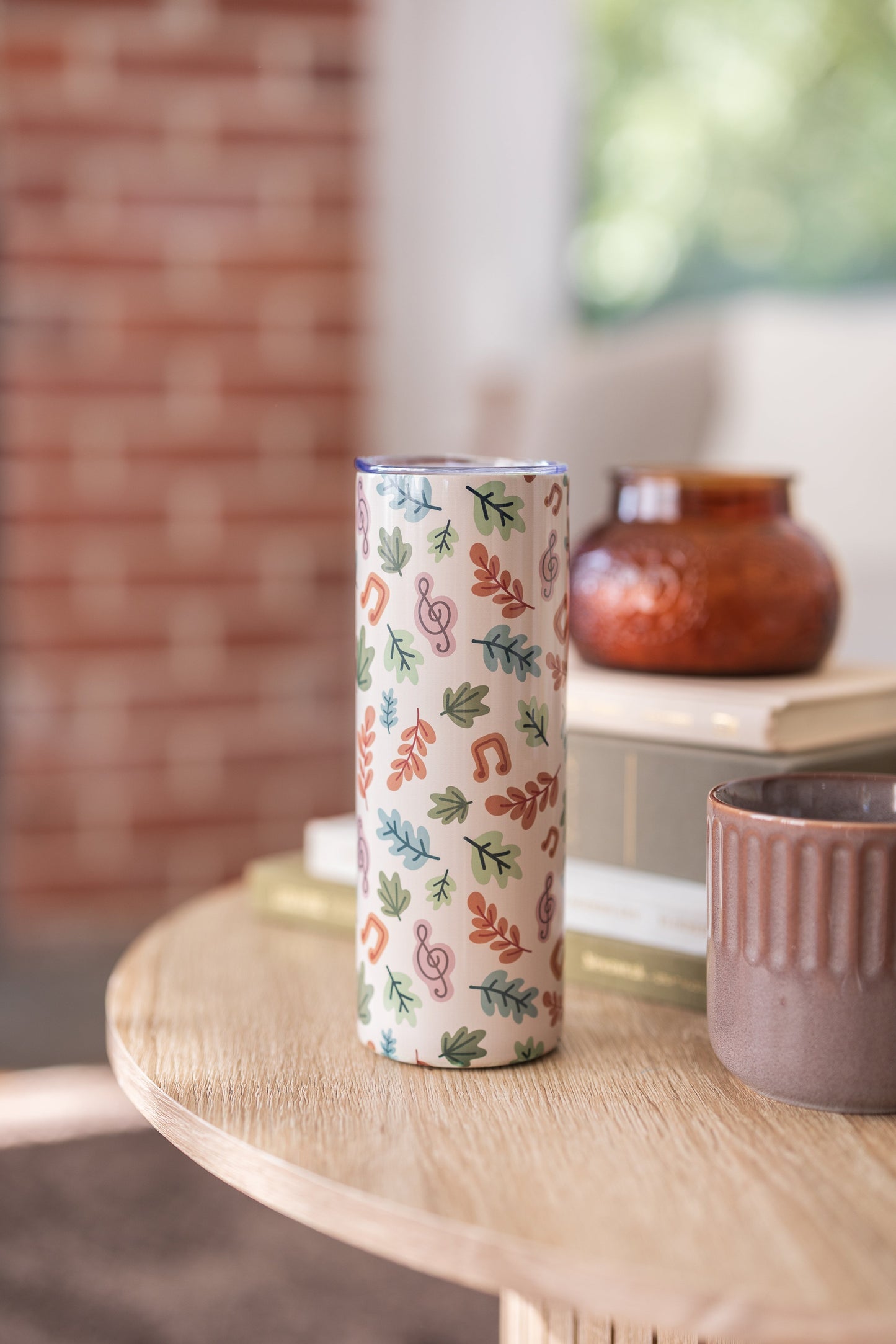 Fall Leaves Skinny Tumbler
