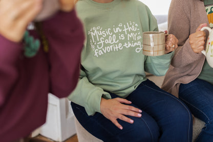 Music in the Fall is My Favorite Thing Sweatshirt