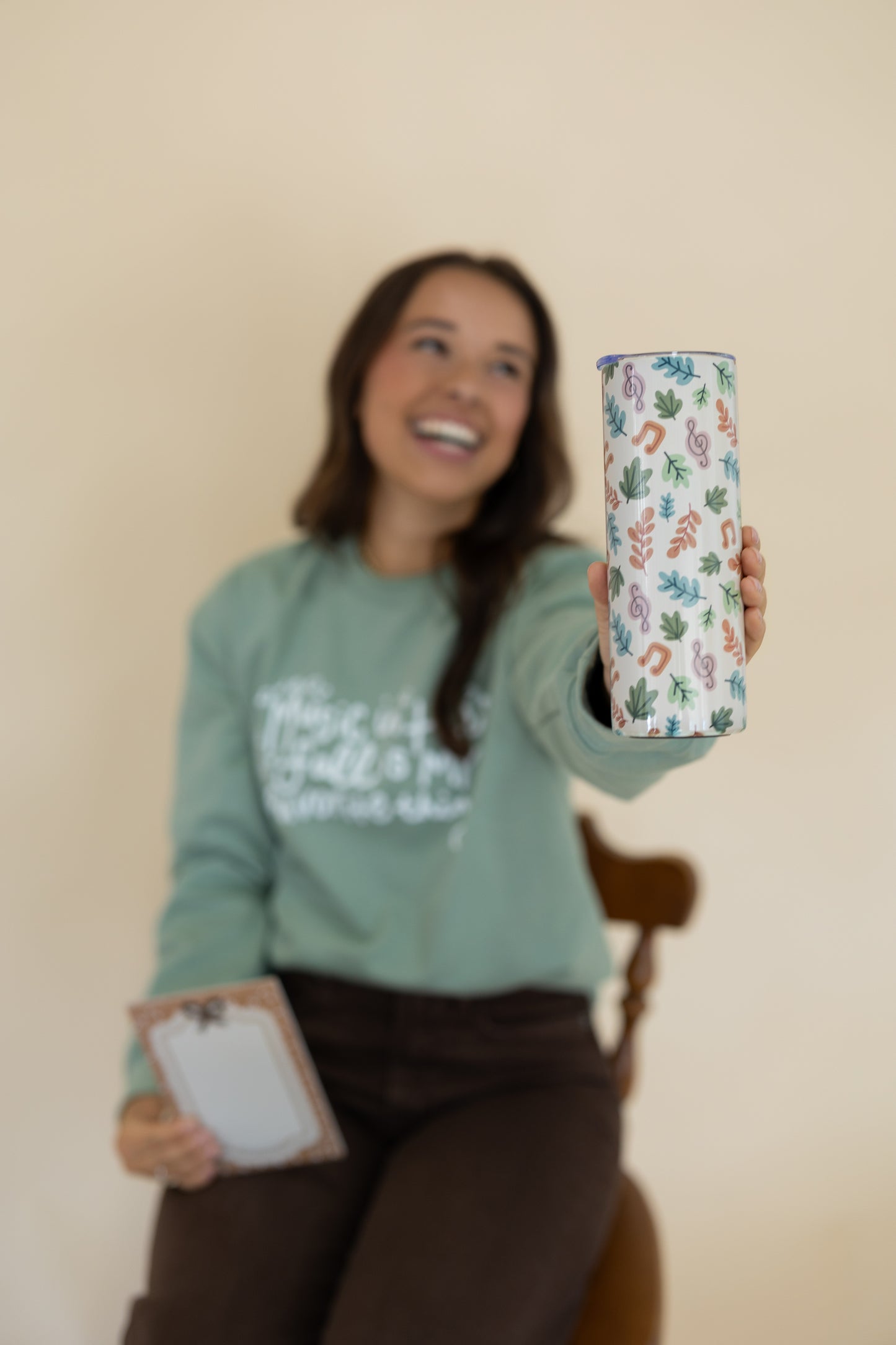Fall Leaves Skinny Tumbler