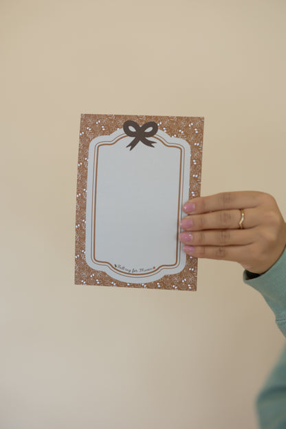 Falling For Music Notepad