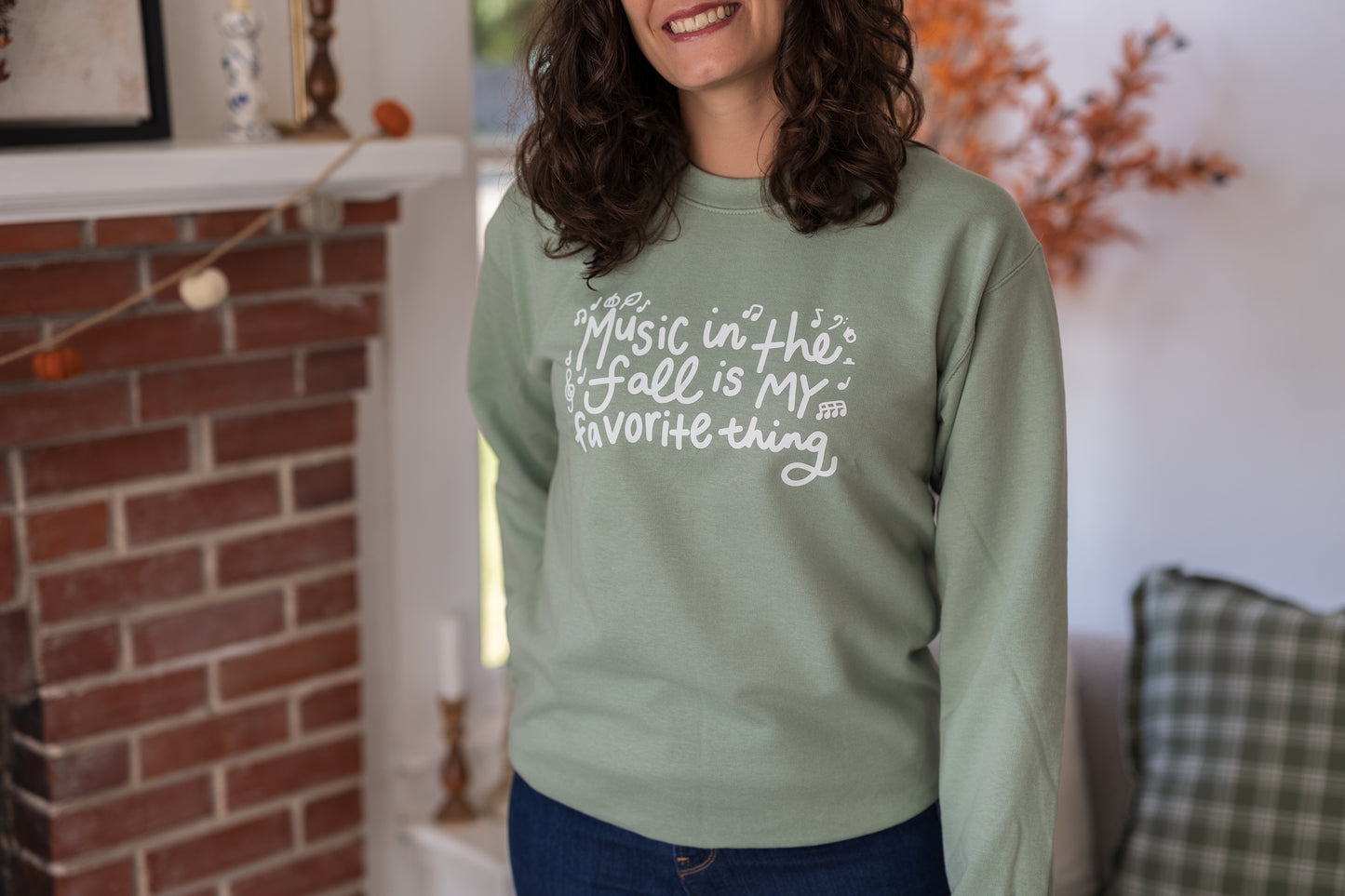 Music in the Fall is My Favorite Thing Sweatshirt