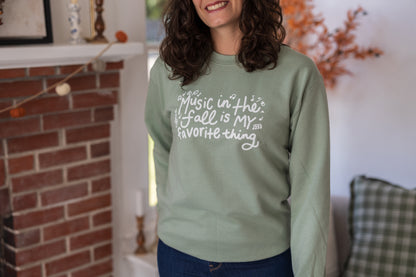 Music in the Fall is My Favorite Thing Sweatshirt