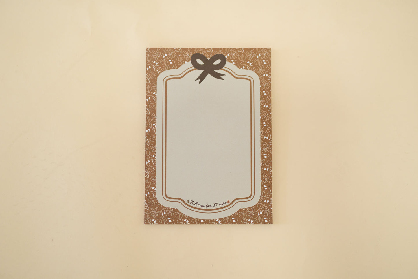 Falling For Music Notepad