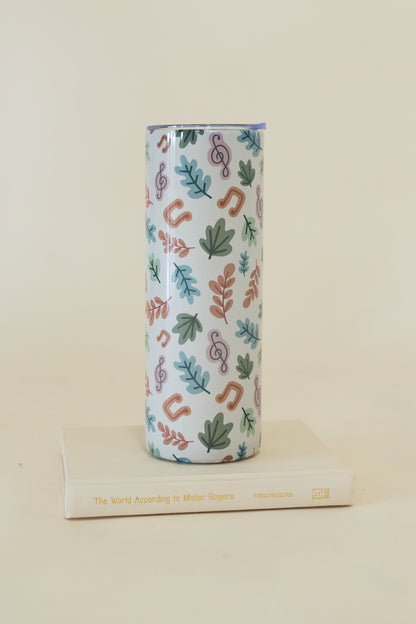 Fall Leaves Skinny Tumbler