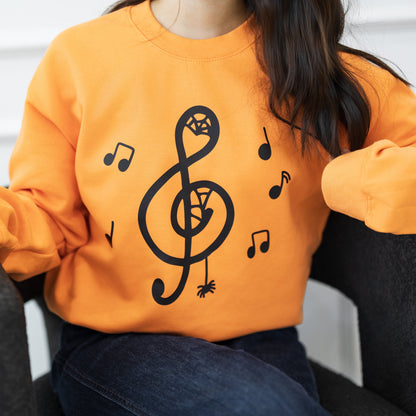 Spider Treble Clef Sweatshirt