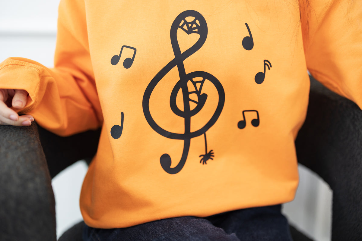 Spider Treble Clef Sweatshirt