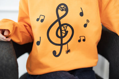 Spider Treble Clef Sweatshirt
