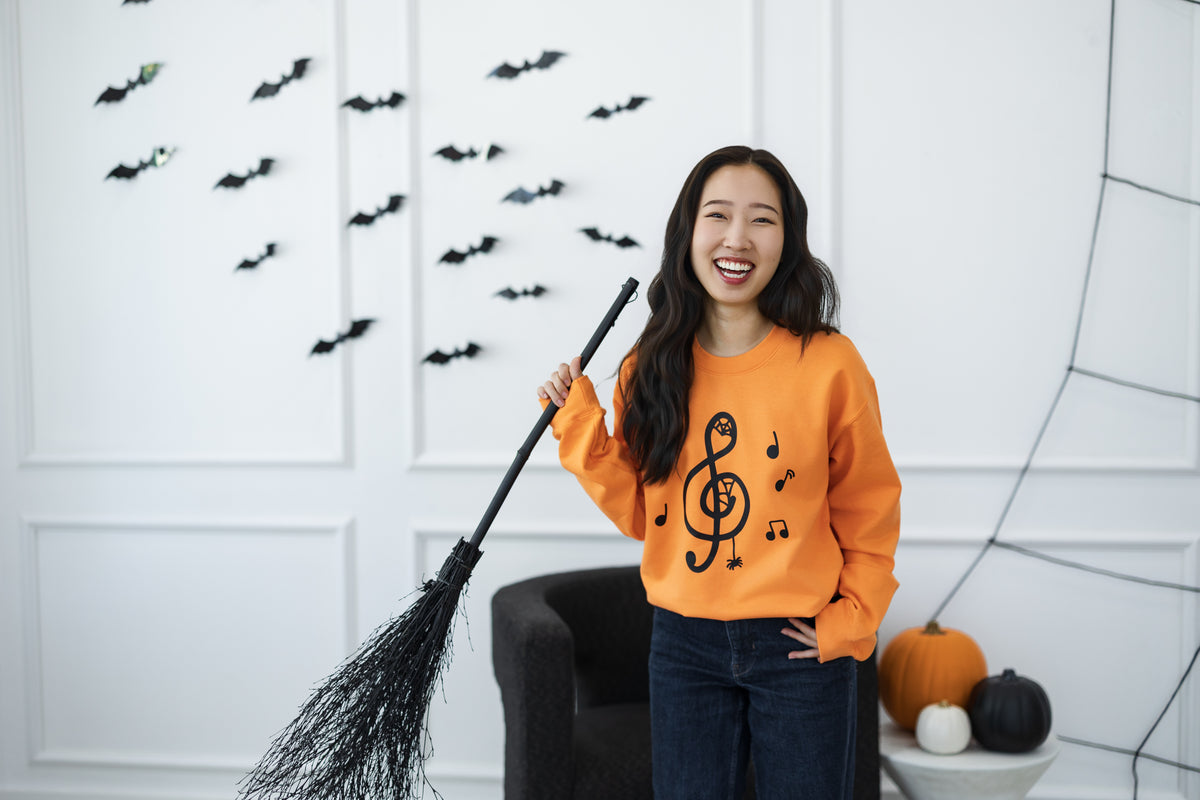 Spider Treble Clef Sweatshirt