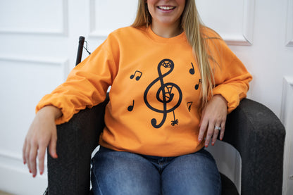 Spider Treble Clef Sweatshirt