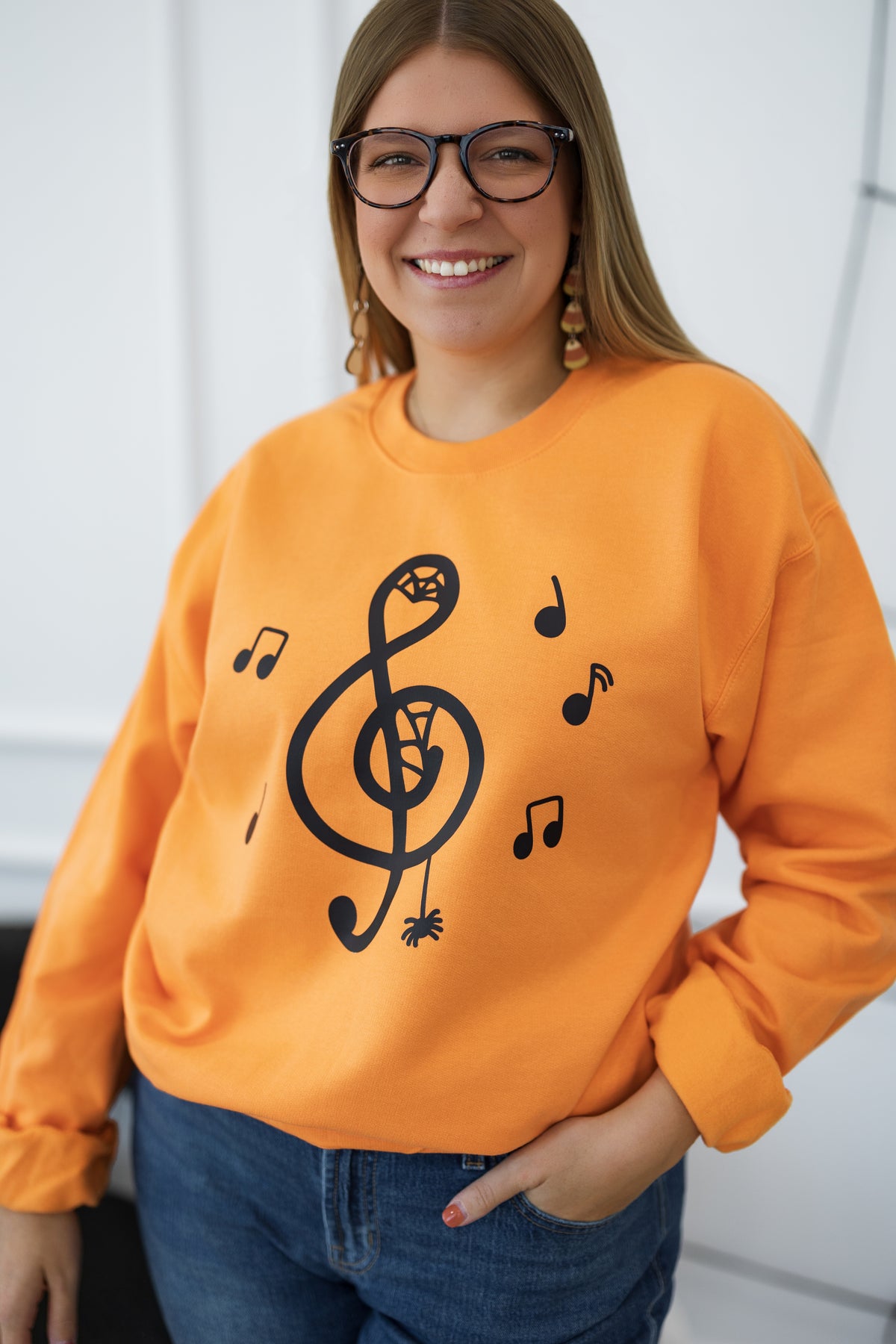 Spider Treble Clef Sweatshirt