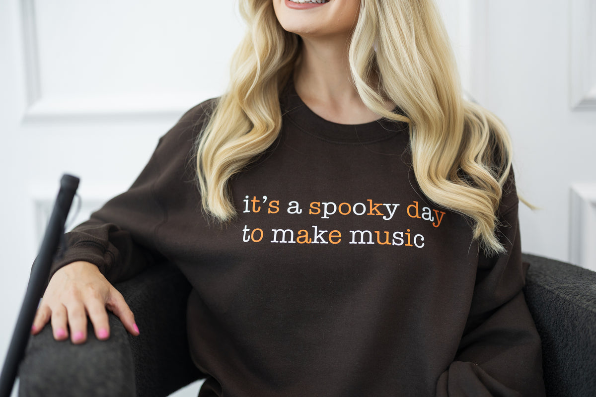 It's a Spooky Day to Make Music Sweatshirt