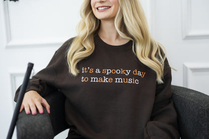 It's a Spooky Day to Make Music Sweatshirt
