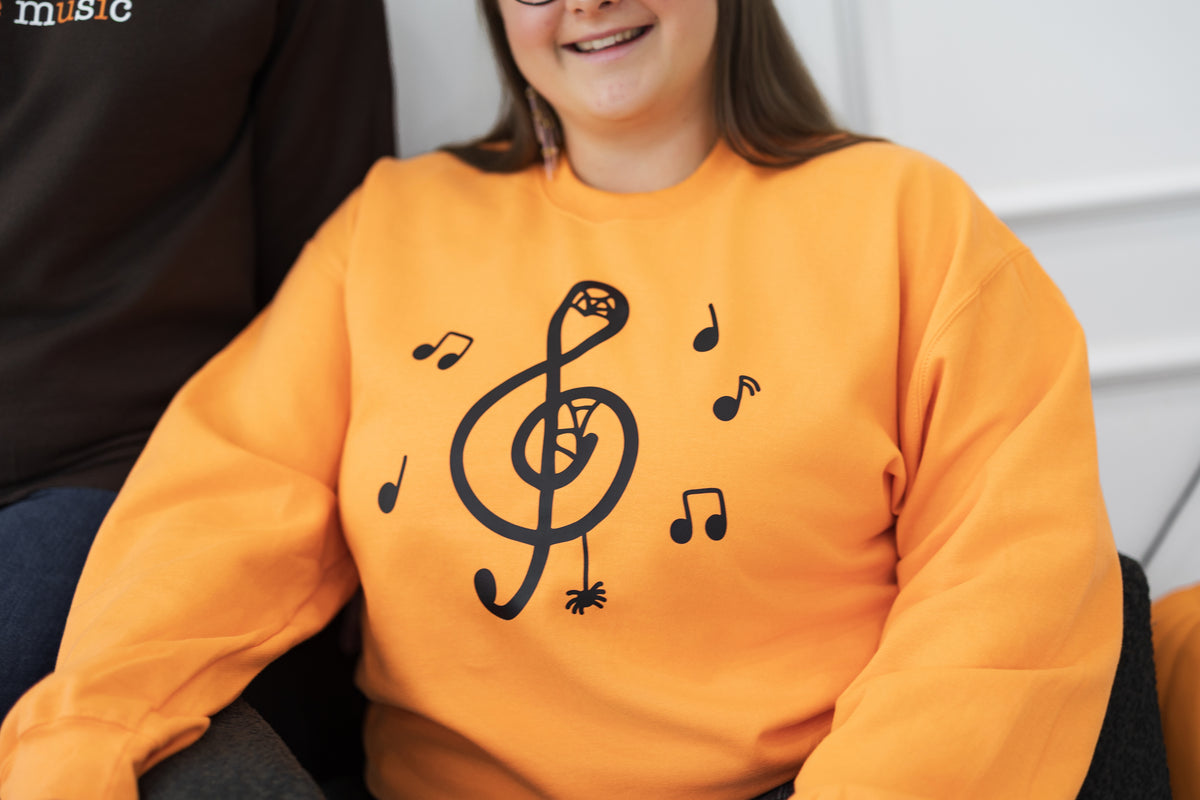 Spider Treble Clef Sweatshirt