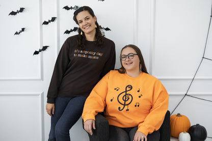 It's a Spooky Day to Make Music Sweatshirt