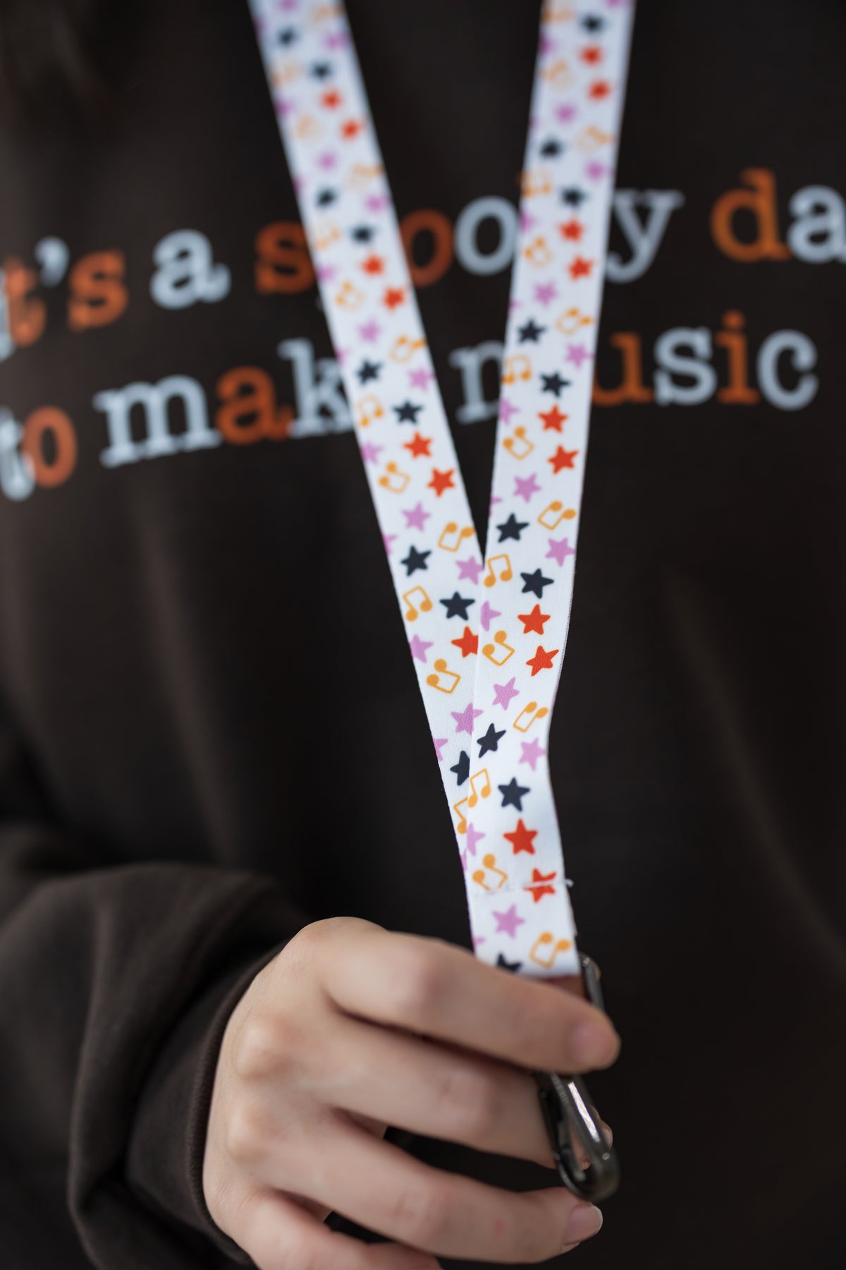 Spooky Stars Lanyard
