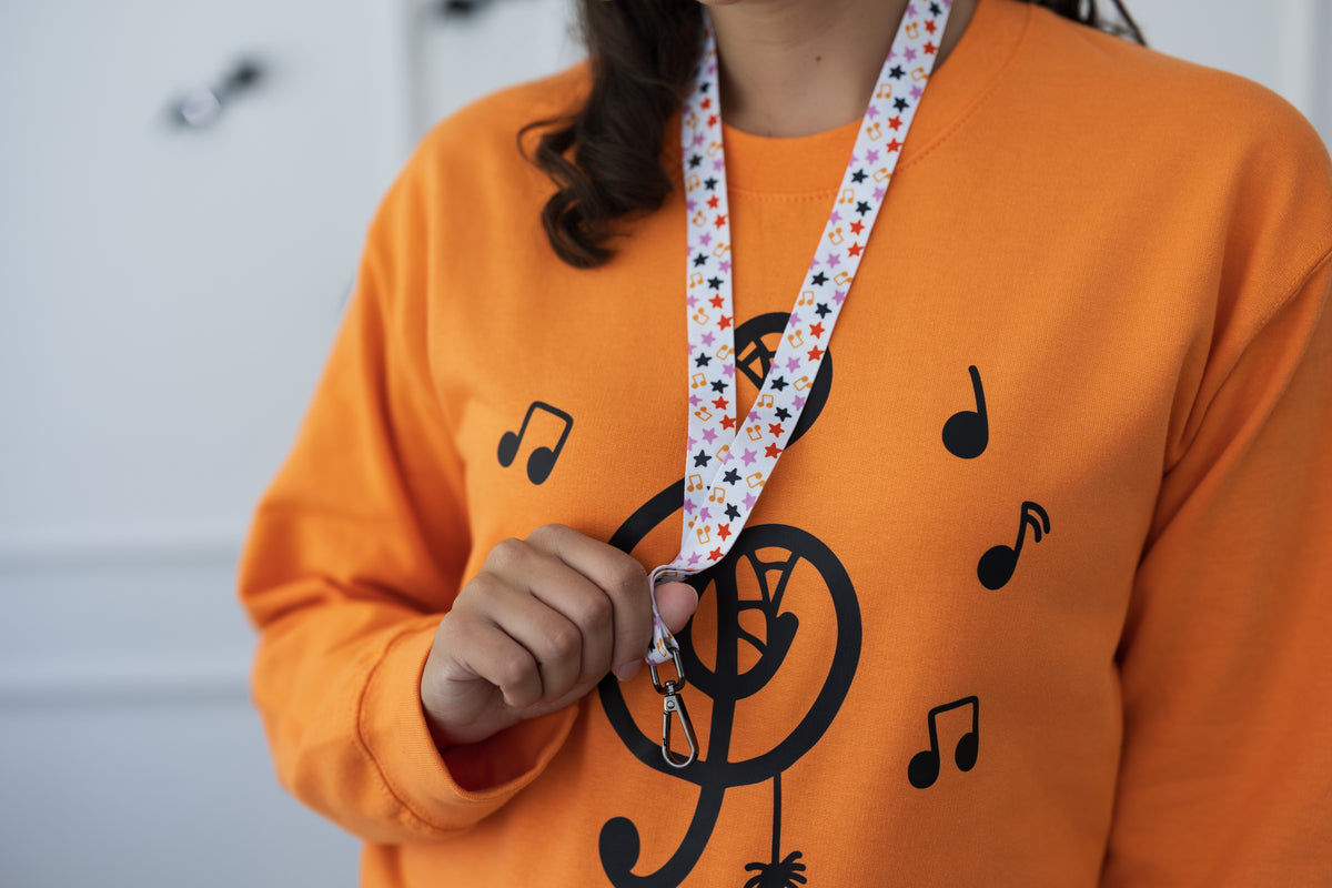Spooky Stars Lanyard