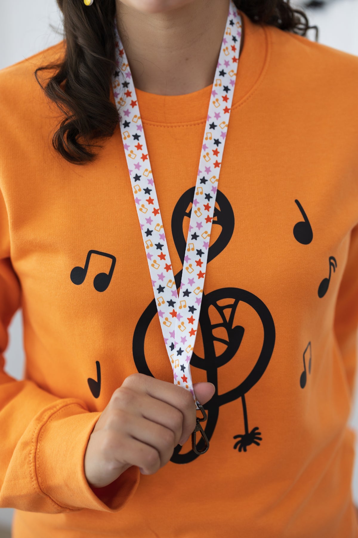 Spooky Stars Lanyard