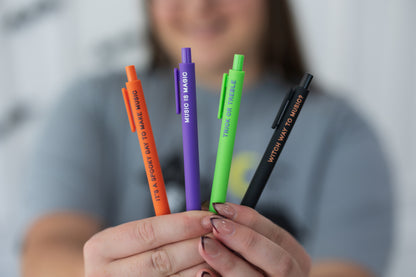 Trick or Treat Gel Pen Set