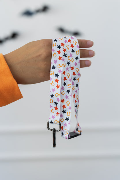 Spooky Stars Lanyard
