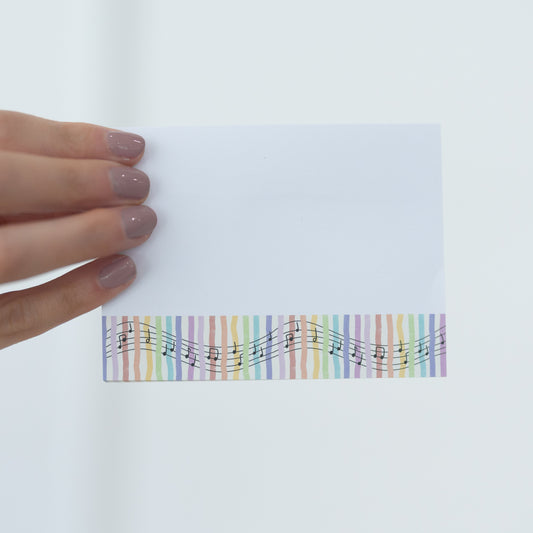 Rainbow Stripes Large Sticky Notes