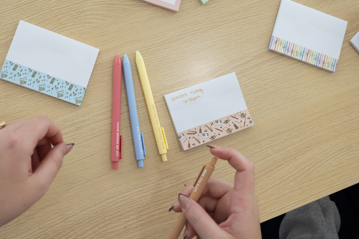 Instrument Family Large Sticky Notes