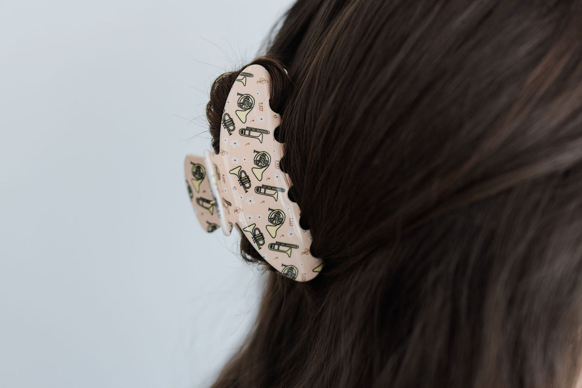 Boho Brass Claw Clip