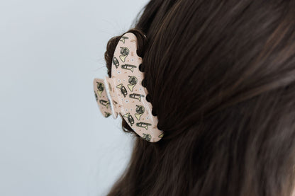 Boho Brass Claw Clip