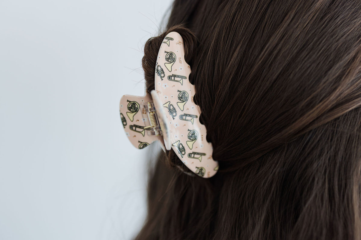 Boho Brass Claw Clip