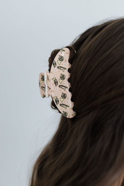 Boho Brass Claw Clip