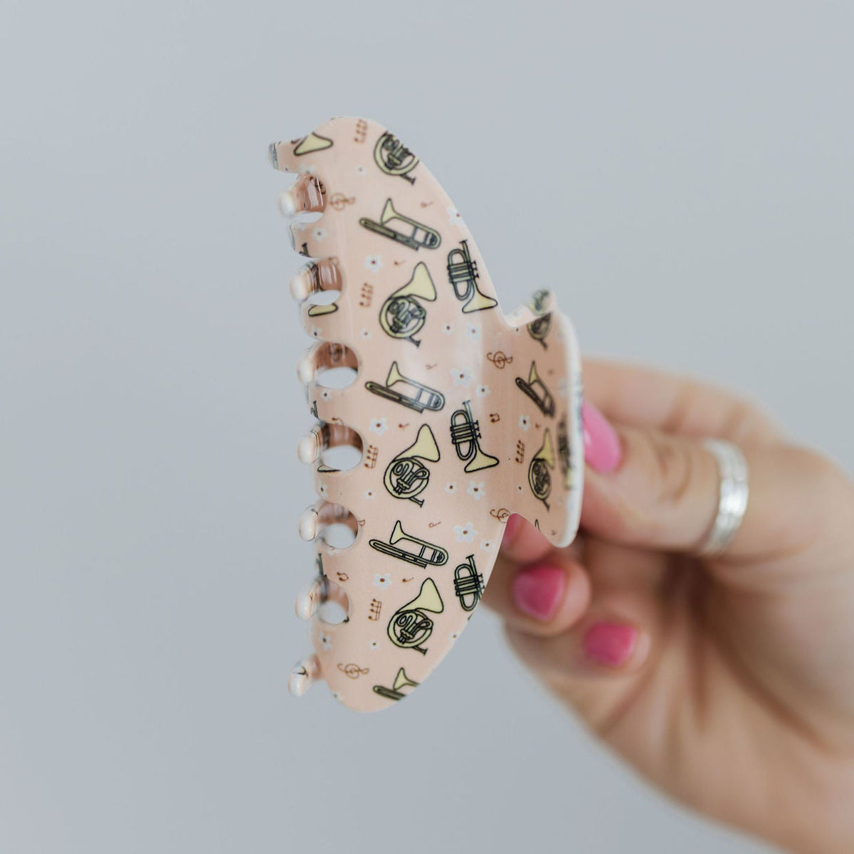 Boho Brass Claw Clip