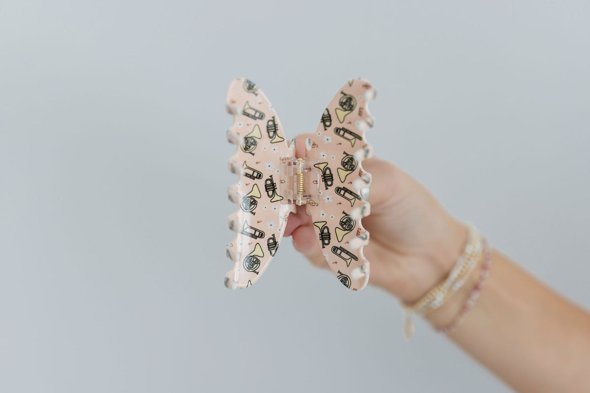 Boho Brass Claw Clip