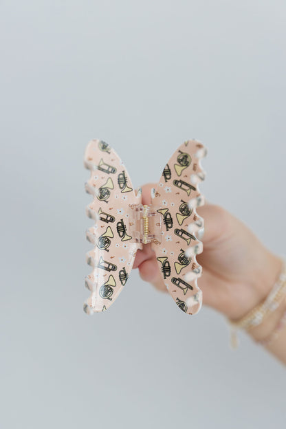 Boho Brass Claw Clip