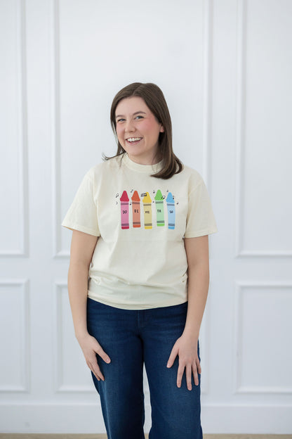 Solfege Crayons T-Shirt