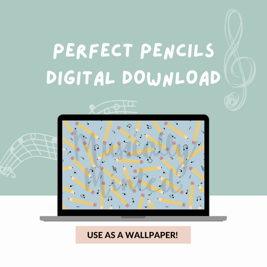 Perfect Pencils Wallpaper DIGITAL DOWNLOAD