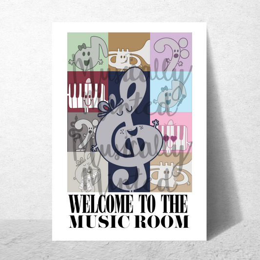 Music Room Eras Poster DIGITAL DOWNLOAD