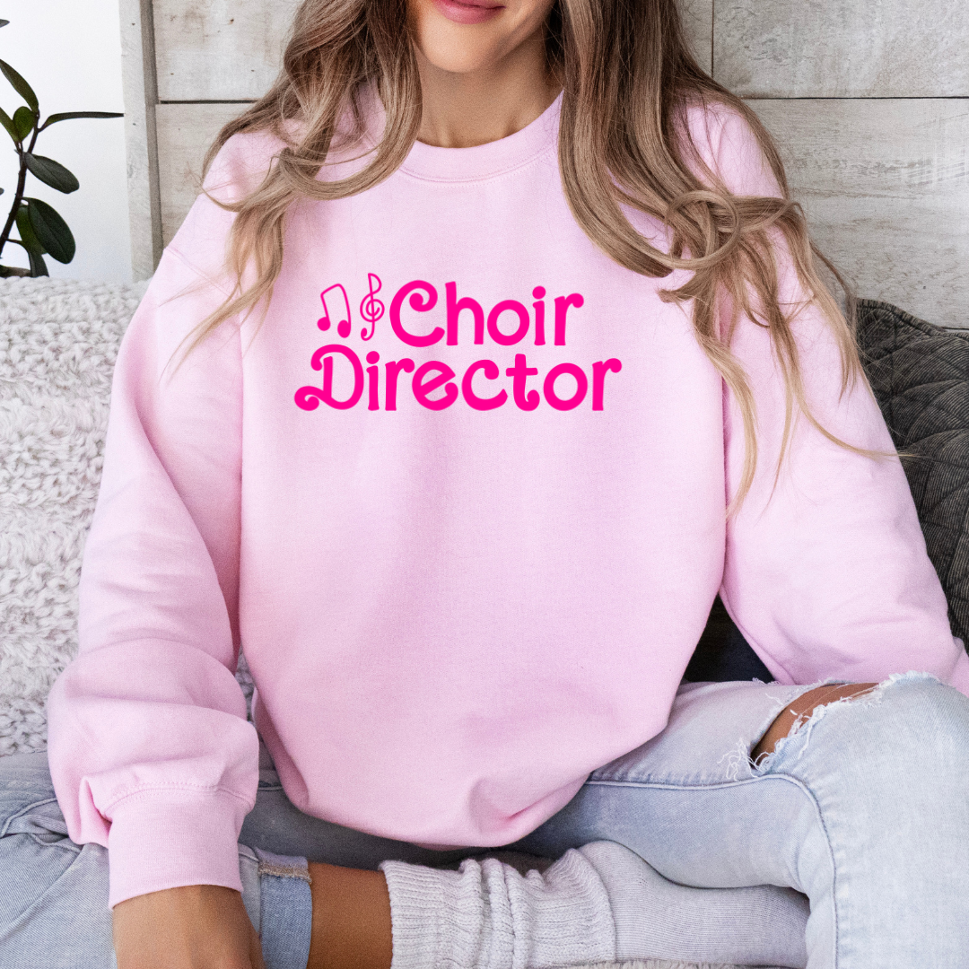 Pink Music Teacher Sweatshirt