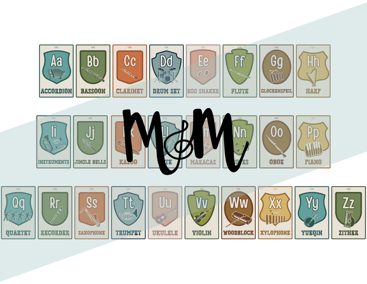 National Parks: Music Alphabet | Music Classroom Decor