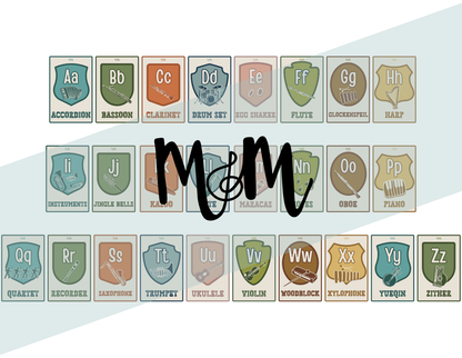 National Parks: Music Alphabet | Music Classroom Decor