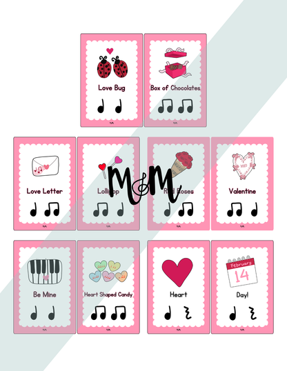 Valentines Day Pentatonic Love Letters | Orff Instrument Rhythm and Melody Activity | Tara’s Treble Clef Story & Lesson DIGITAL DOWNLOAD