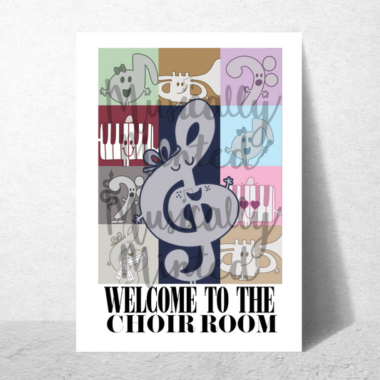 Choir Room Eras Poster DIGITAL DOWNLOAD