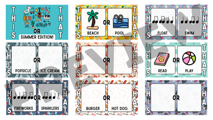 Summer Rhythm Fun: This or That Google Slides | Music Class Activity DIGITAL DOWNLOAD