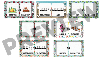 Summer Rhythm Fun: This or That Google Slides | Music Class Activity DIGITAL DOWNLOAD