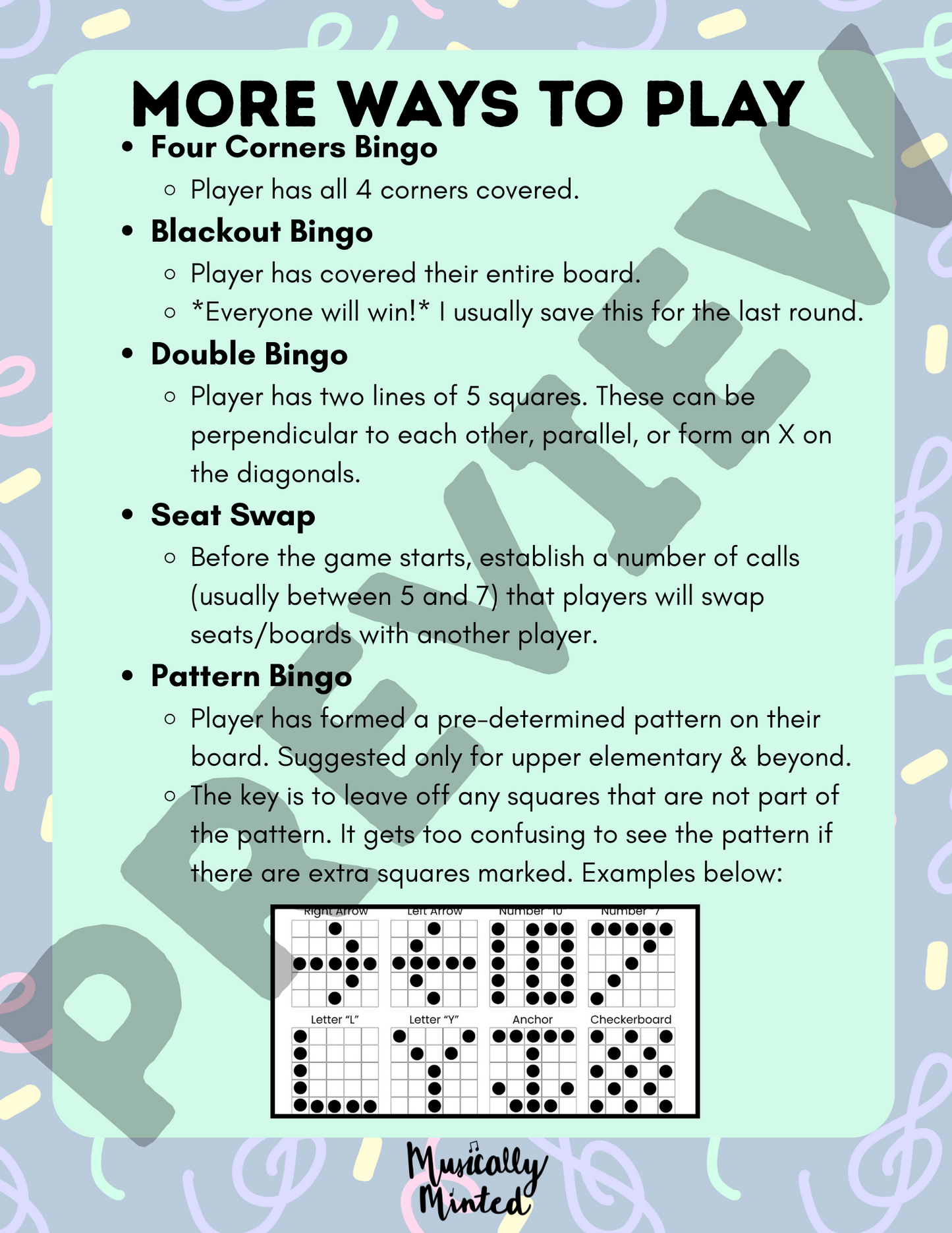 Musically Minted: Music Symbol Bingo | Student Music Bingo Cards | Class Games DIGITAL DOWNLOAD