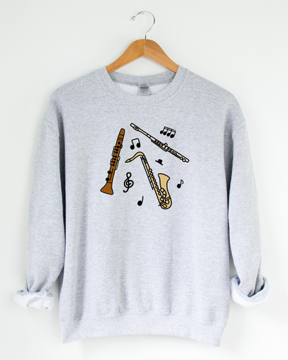 Woodwind Instruments Sweatshirt