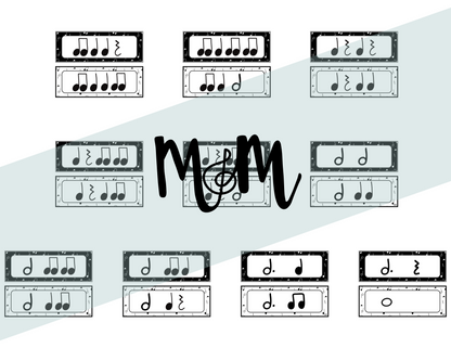 Concert Black: Rhythm Cards DIGITAL DOWNLOAD